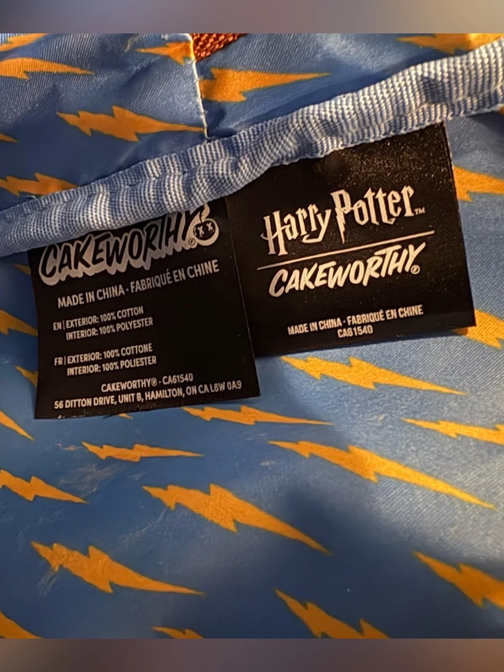 Hogwarts Harry Potter Denim Mini Backpack